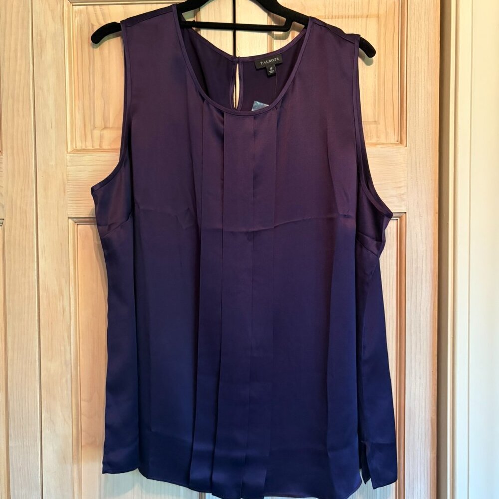 Talbots Silk Tank - Size 18 - NWT